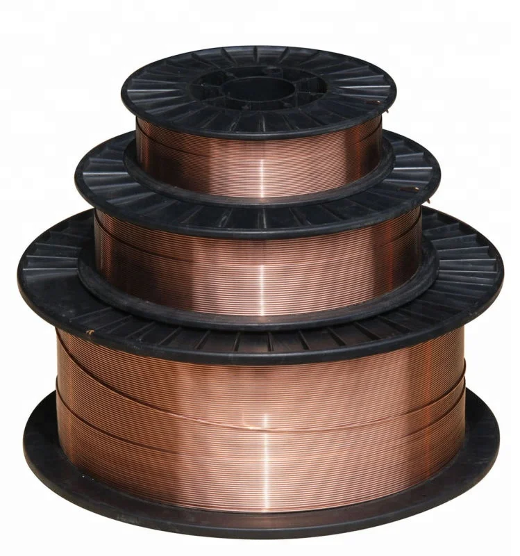Factory supply CO2 Gas Shielded Solid Welding Wire Aws A5.18 Er70s-6 Sg2 0.8mm 5kg 15kg