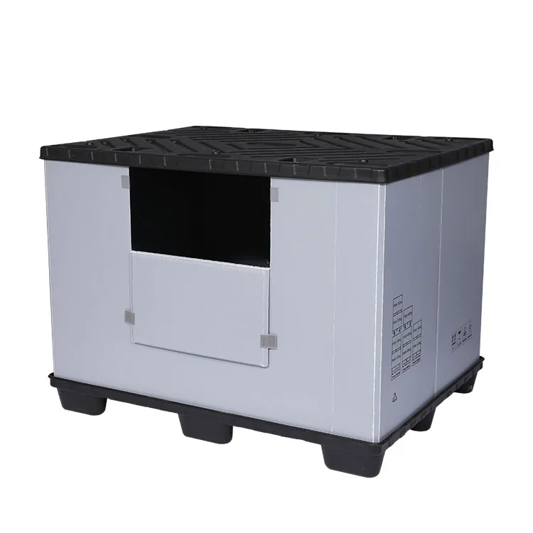 New Design Cheap Price Plastic Pallet Sleeve Packs Container Boxes with