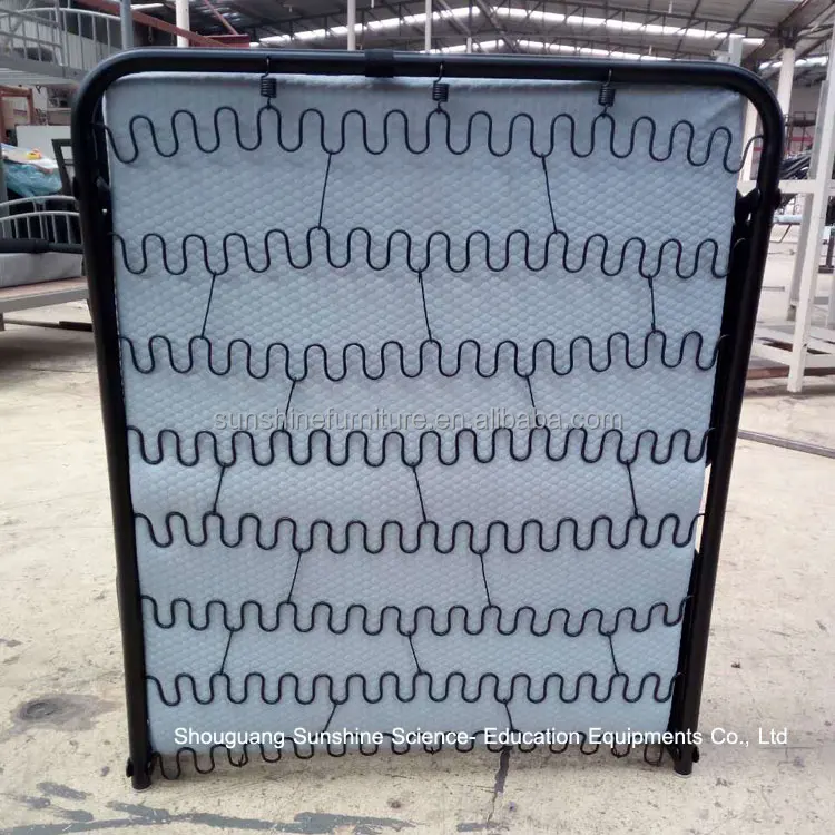 
Fold away beds Metal folding bed with snake net 