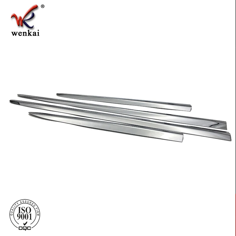 Car Accessories ABS Chrome Body Kit Side Door Molding Cover Trims For Fiat 500X 2015 2016 2017 2018