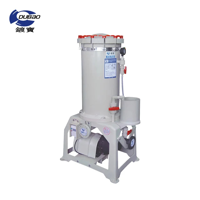 Dubao brand industrial waste water filter system with optional heavy capacity pump