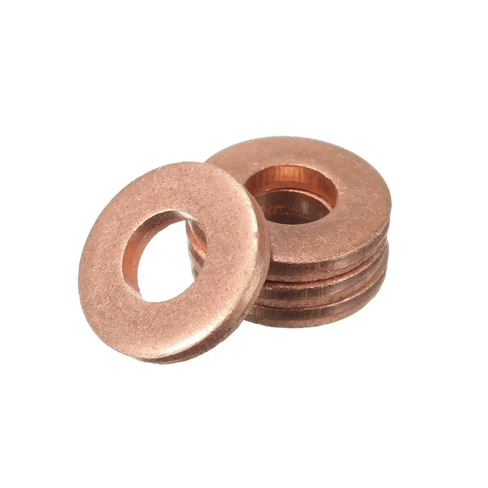 Din 125 Flat Round Brass Gasket Shim Copper Sealing Washer