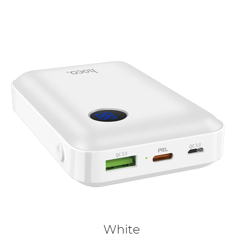 HOCO J44 LED Digital Display Power PD+QC3.0 Power Bank 10000mAh