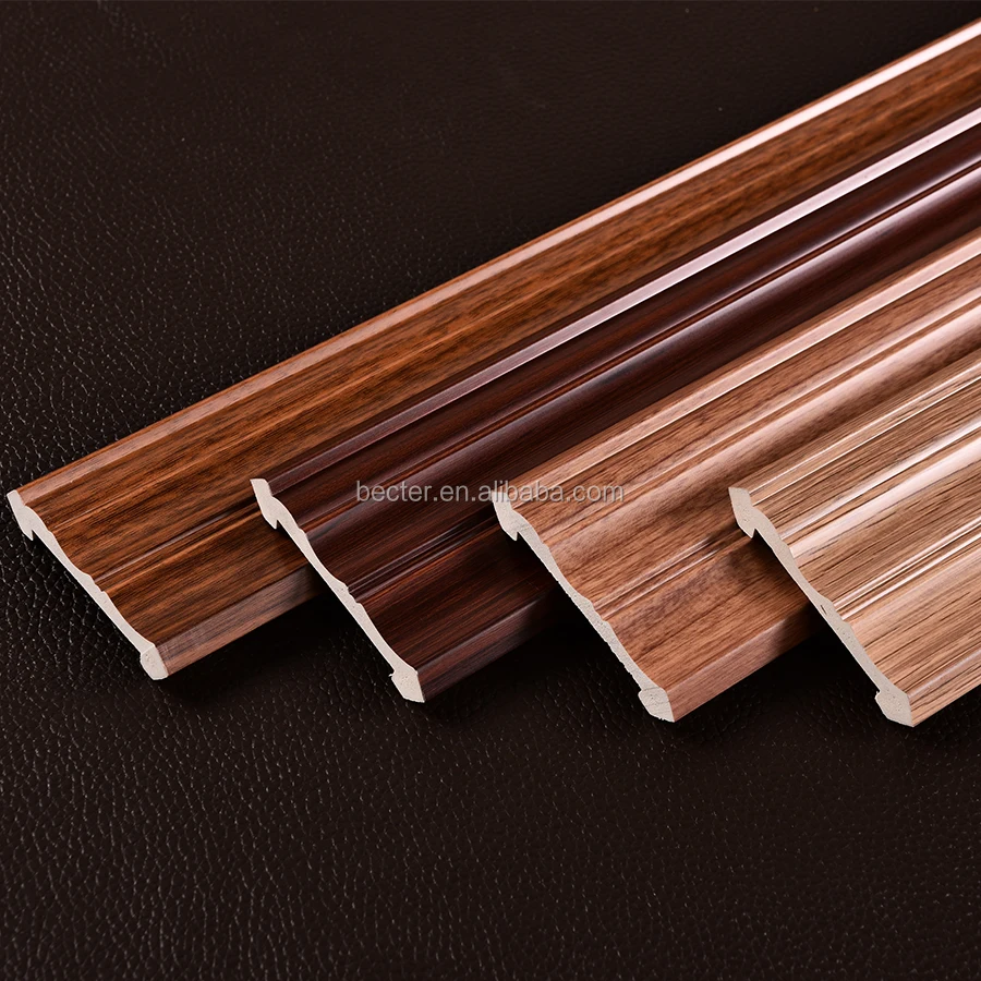 Plastic Foamed Cornice Moulding PVC Crown Moulding For House Project