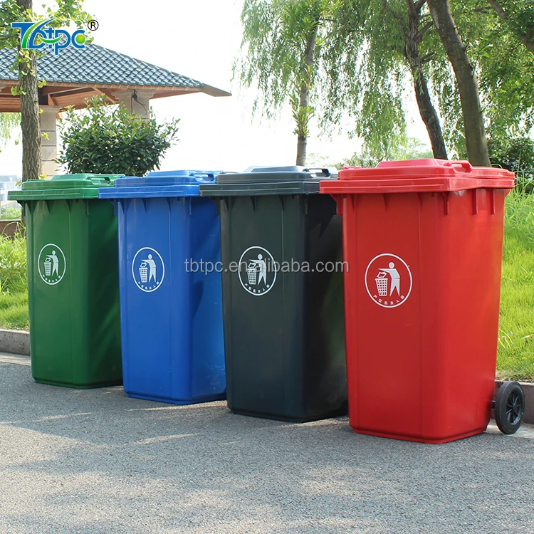 240 Liter waste garbage recycle China wheelie bin