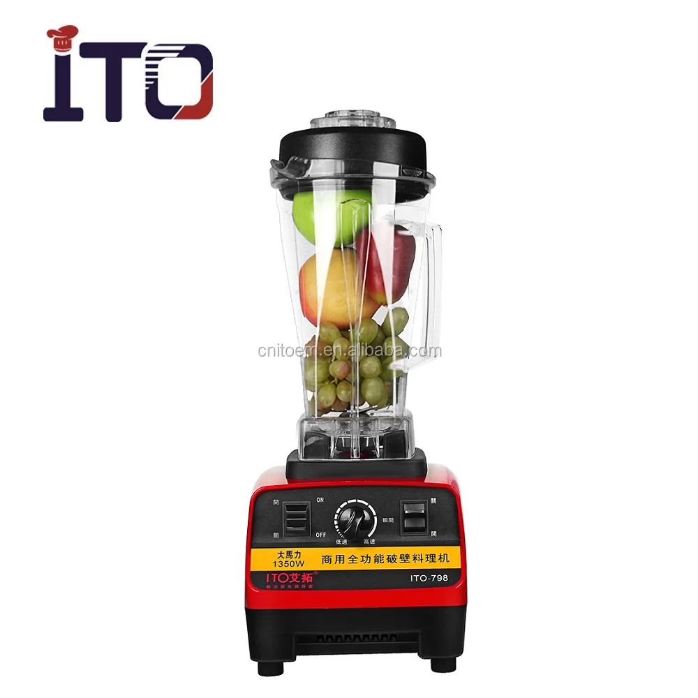 FI-798 heavy duty plastic jar Multi-function fruit juice blender