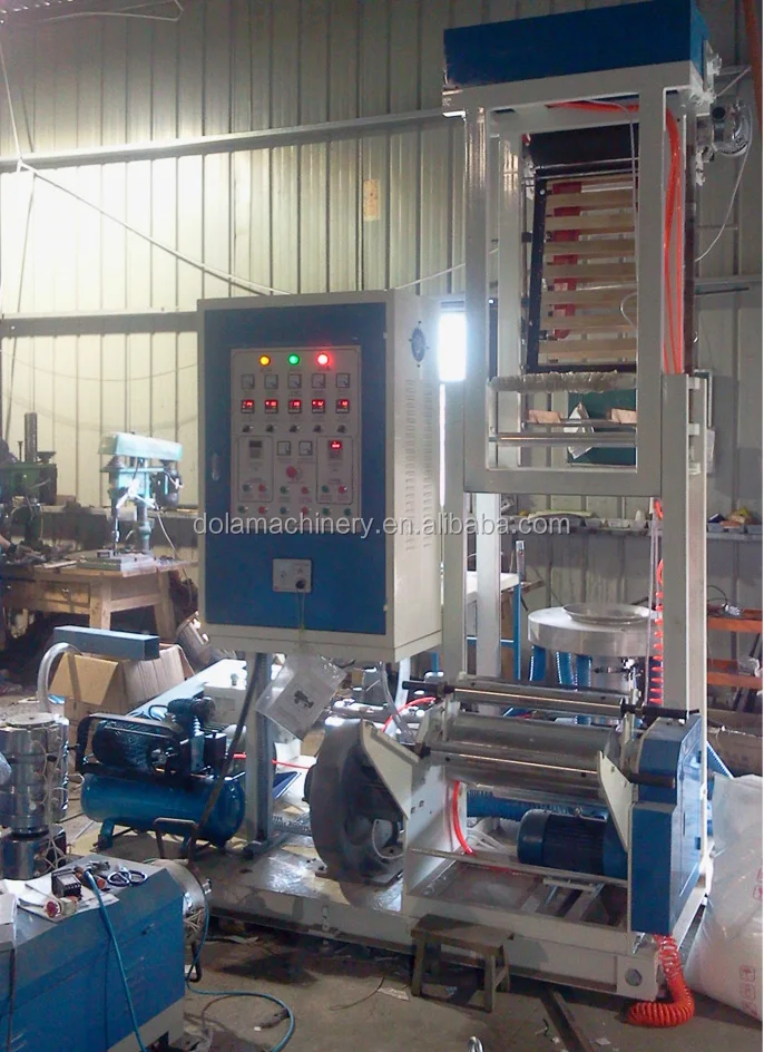 Mini Lab Blown HDPE LDPE PE Plastic Film Extruder