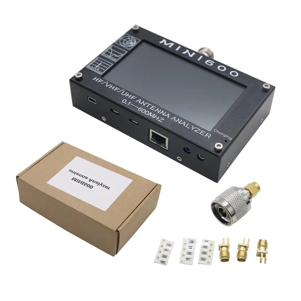 MINI600 0 1-600 МГц HF/VHF/UHF анализатор антенны с 4 3