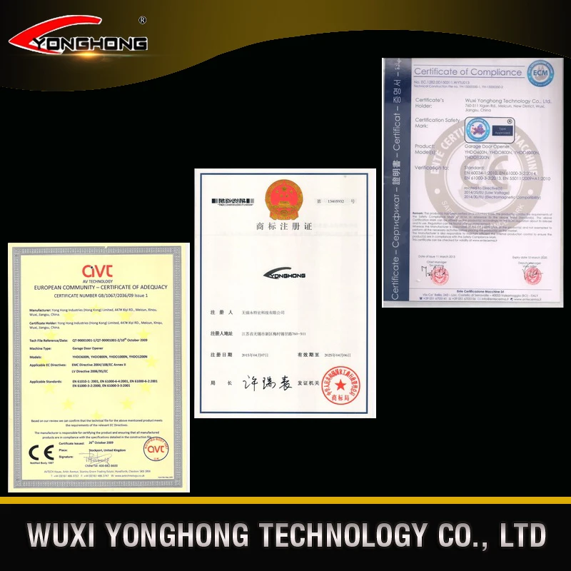 Finished insulated automatic sectional garage chinese security doors