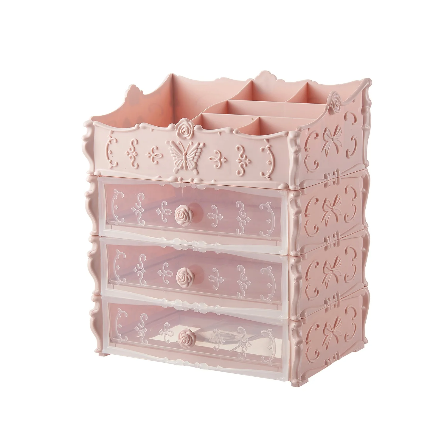 Cosmetic Holder Shelf Makeup Organizer Display Rack Storage Bin