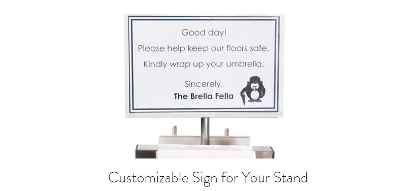 Profitable business opportunity high quality stainless steel wet umbrella bag stand