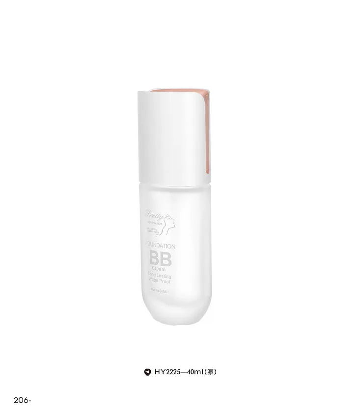Foundation Bottle Glass Material 40ML Lotion Bottle for Skincare Usage