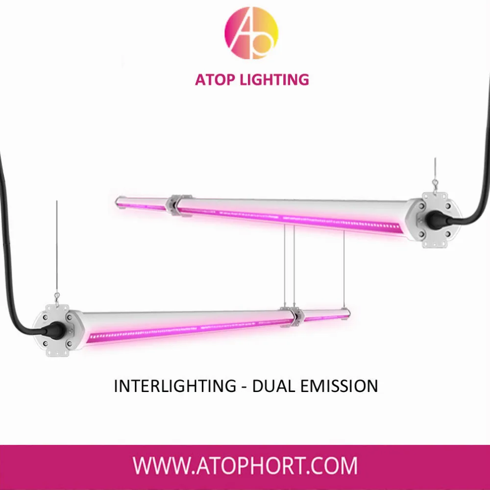 ATOP индивидуальные спектра гидропоники rgb светодиодные огни растут трубки для парниковых орхидеи саженцы сад Многолетние цветы