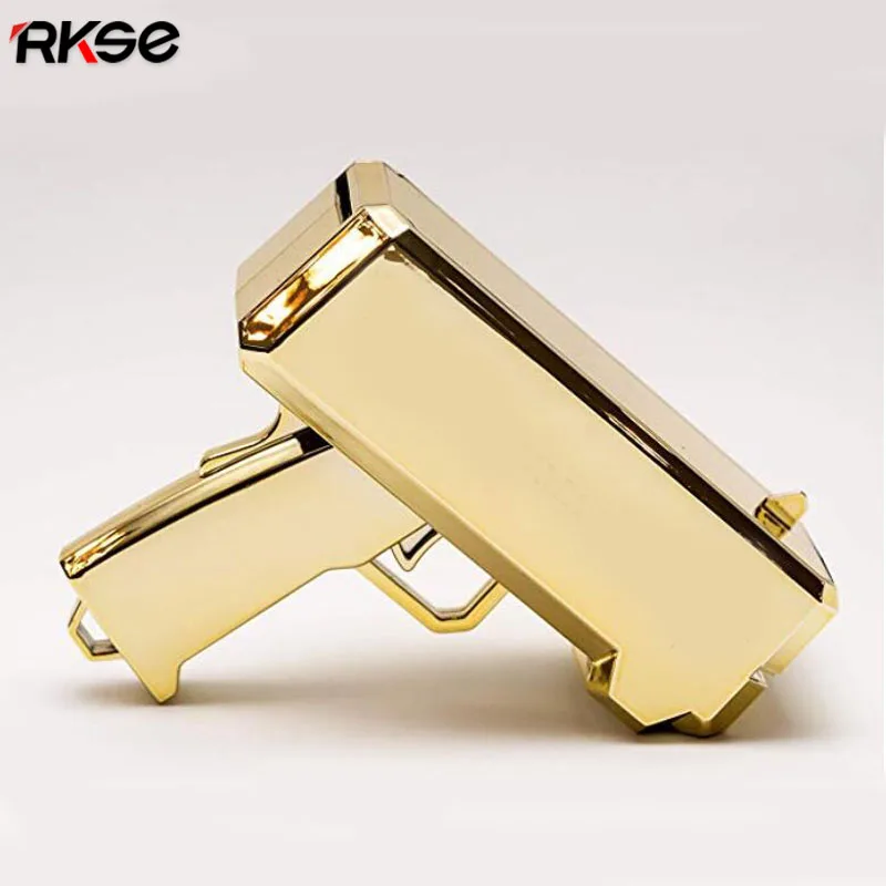 2019 Creative Christmas spray paper money pistol gun toys cash cannon supre money gun for party celebration