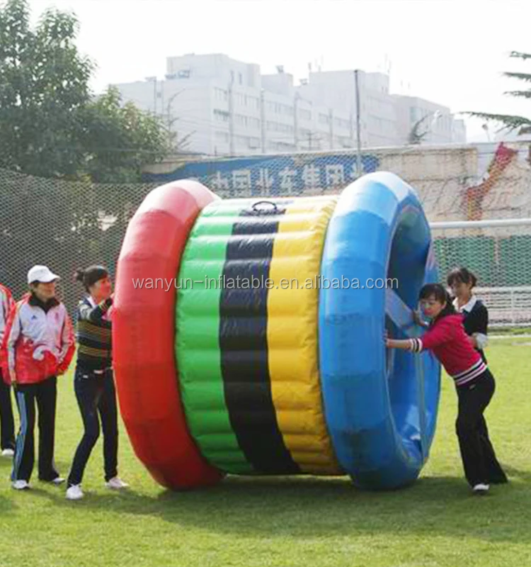 inflatable water roller Inflatable floating water games inflatable walking land roller