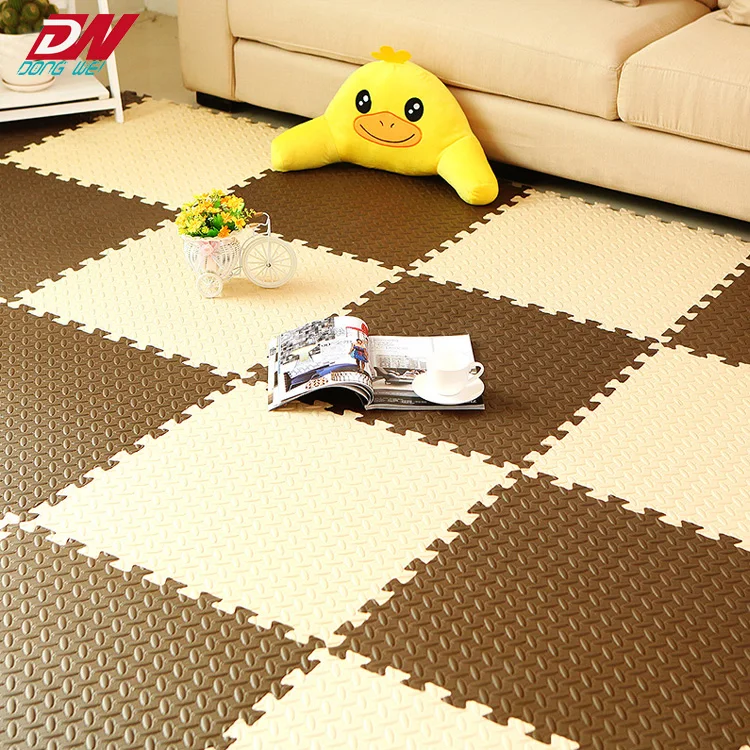 MatNon-toxic Eva Foam Leaf pattern skid resistance Floor Mat
