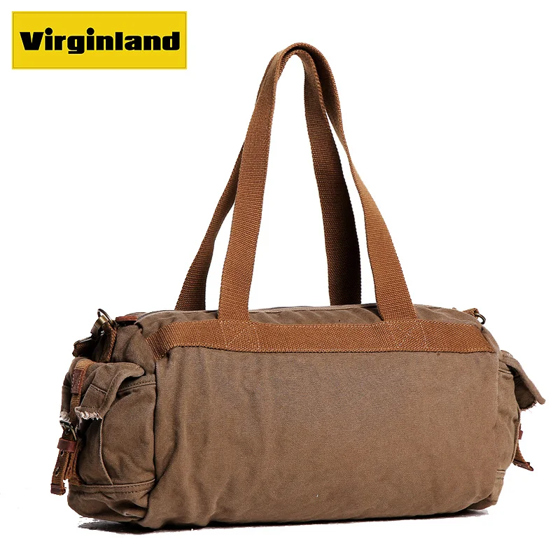 0114 Drop Shipping Barrel shaped Canvas Shoulder Bags