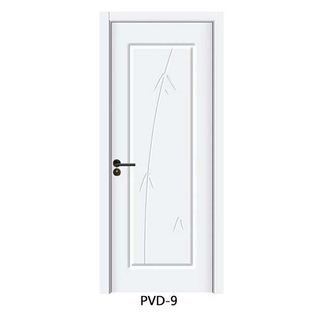 Project series Particle Board material interior pvc door wooden modern