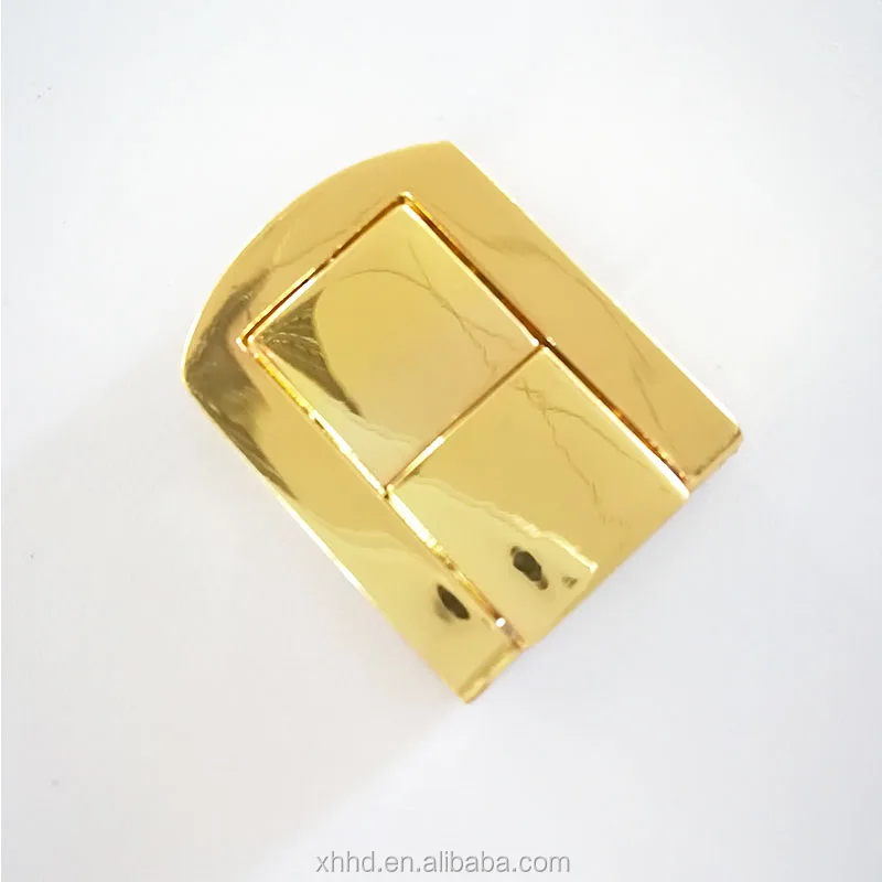 High Quality Factory Sell Shiny Surface Zinc Alloy Lock For Wooden Box Lock Equipped With Screw