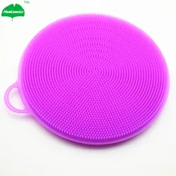 Hot Selling 2021 Amazon! Household Cleaning Silicone  Mildew-Free Silicone Brushes