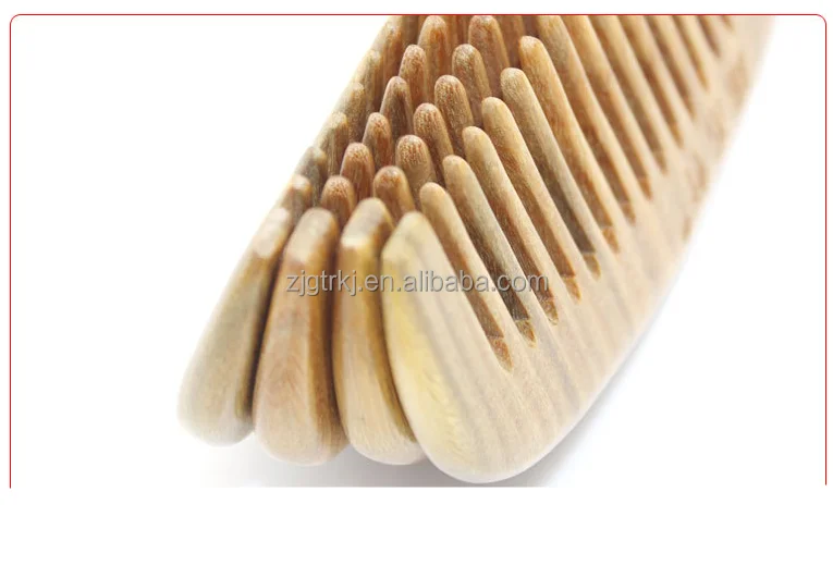 
Wholesale Hair and beard common wooden comb for men barber comb made of verawood 