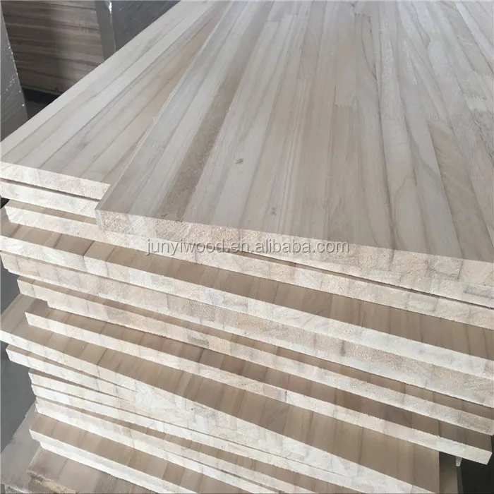 
solid wood board edge glued paulownia for sale 
