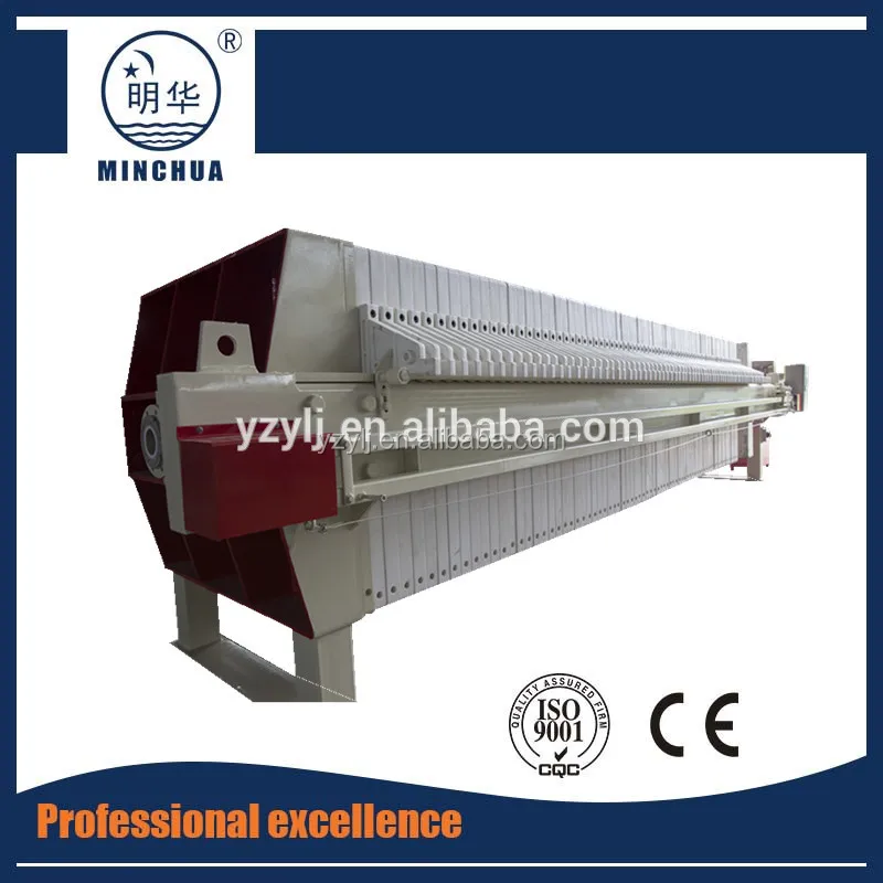 
Solid liquid separation plate and frame filter press 