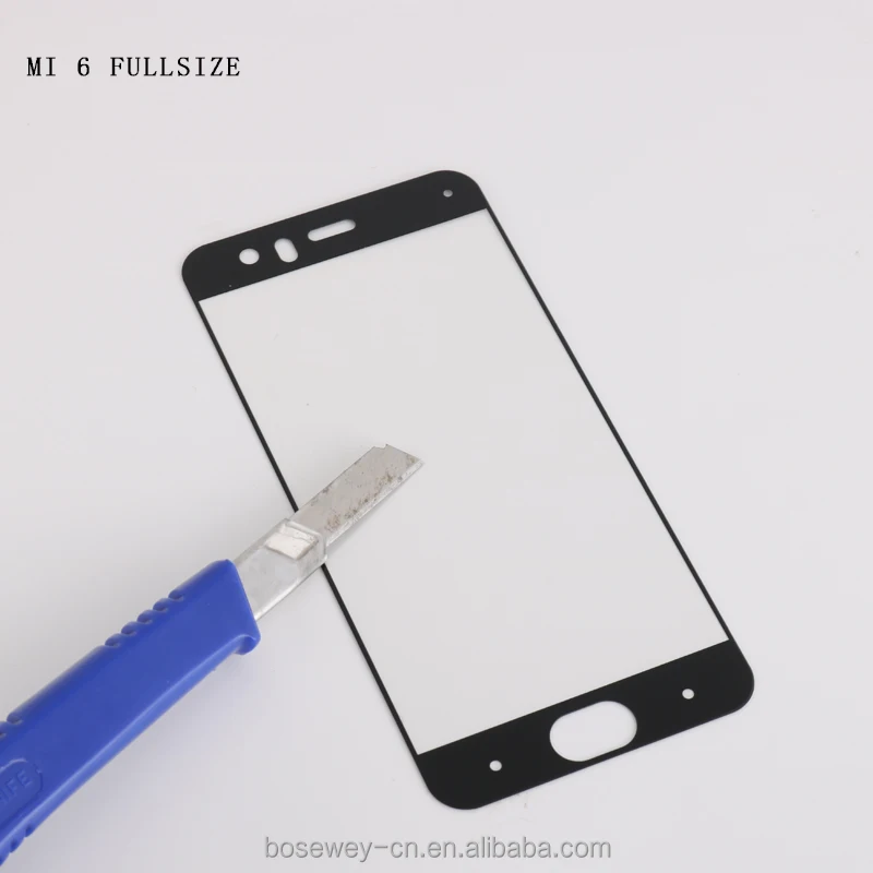 Raw Material Mobile Phone Nano coating 0.33mm tempered glass Anti Blue Light screen protector for Xiaomi mi6 protector machine