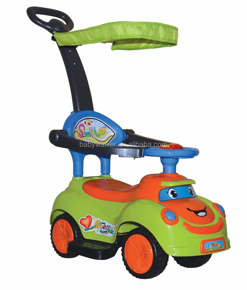 swing car or children ride on toy car with canopy BM8Q06-4