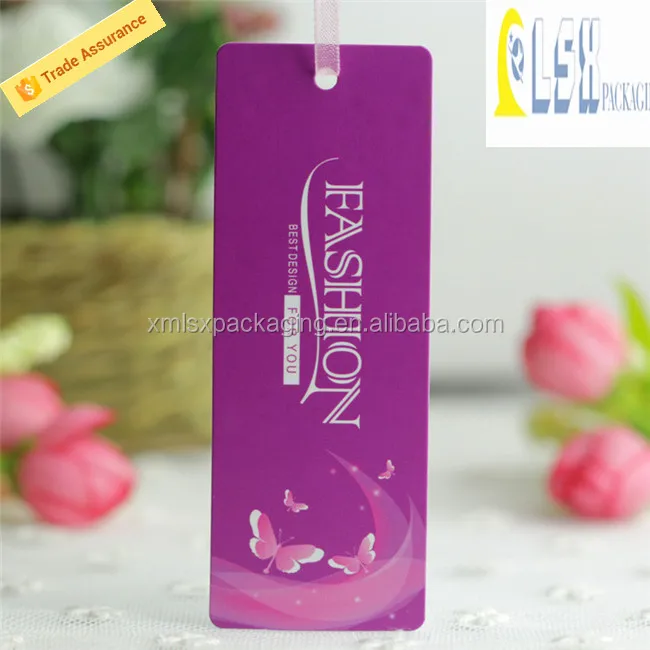 custom clothing tag  clothing hang tags woven cloth tag