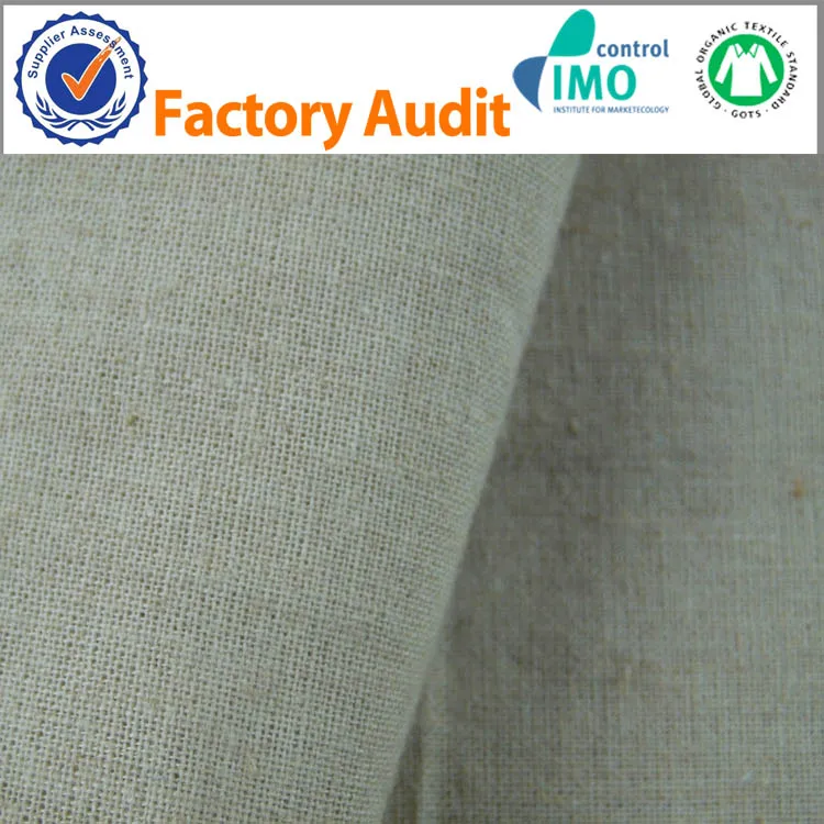 linen cotton fabric fabric for linen fabric clothing , bed linen 160gsm