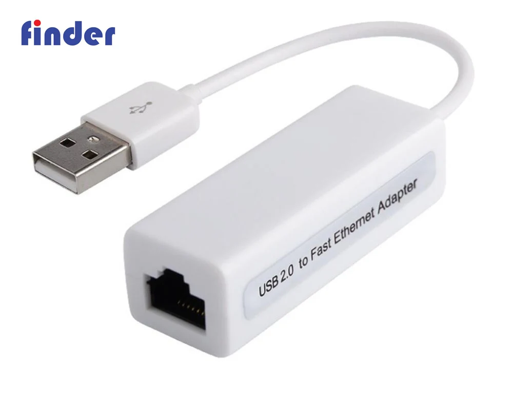 USB 2.0 to RJ45 Ethernet 100Mbps Network Adapter for Desktop and Laptop and Notebook
