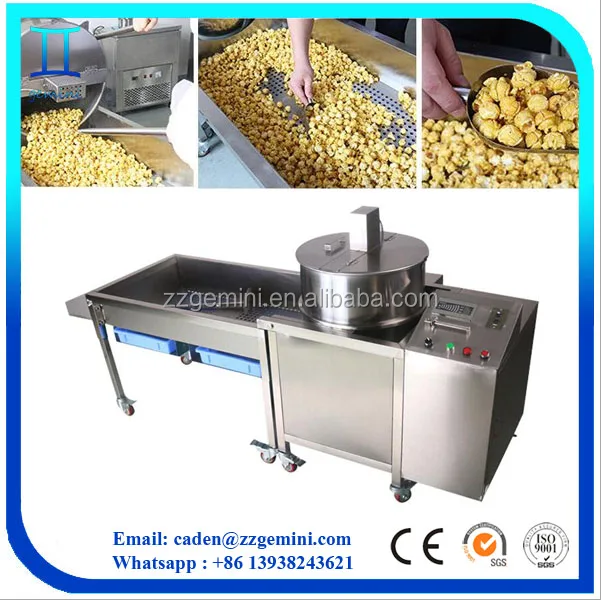 Spherical/ball popcorn commercial popper,stainless steel antique popcorn machine