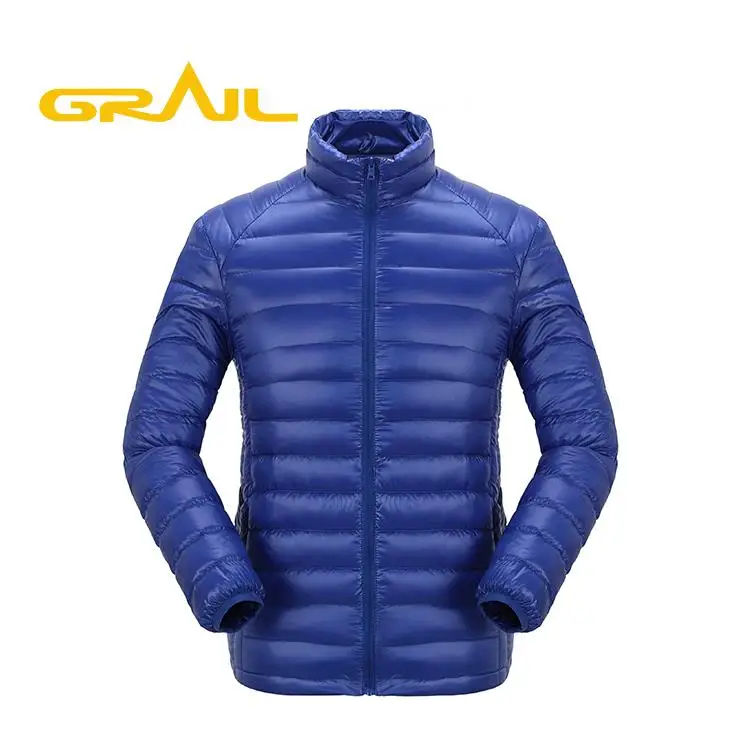 Economic and reliable fancy ultra thin foldable men down jacket winter jacket