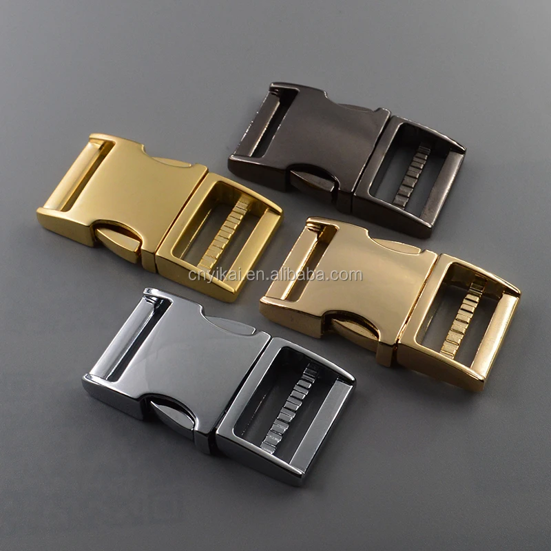 Light aluminum side release lightweight buckles for bag accessories