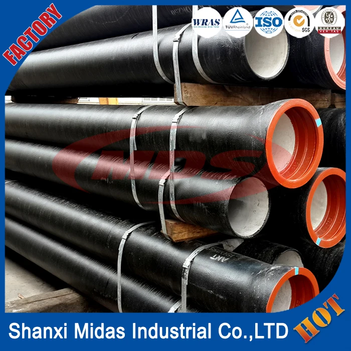 EN545 ductile iron pipes for water use, cast iron pipes manufacturers