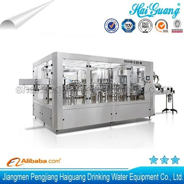 Полный автоматический 3-в-1 розлива минеральной воды линия