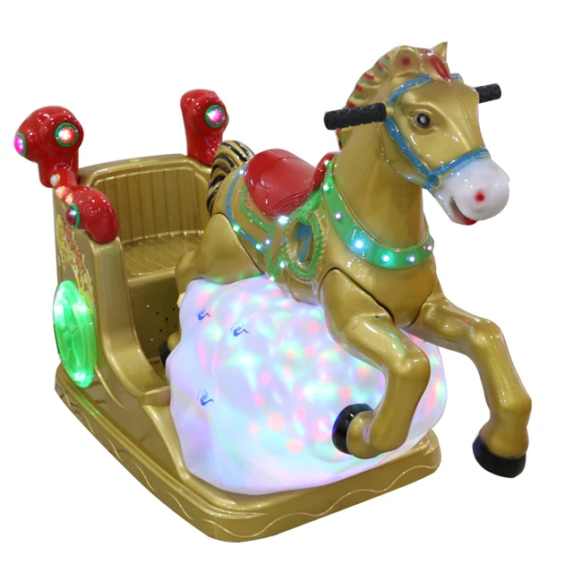 2018 coin operated kiddie ride, 2 seats amusement park car rides, commercial grade amusement park horse ride