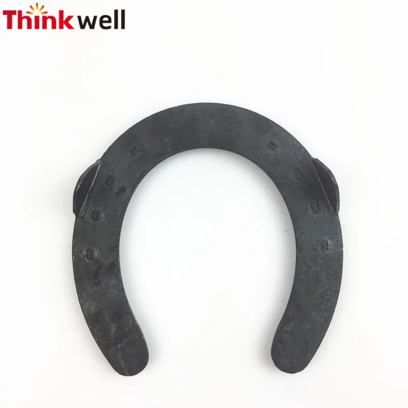 black,silver Color and fored steel material Iron horseshoe