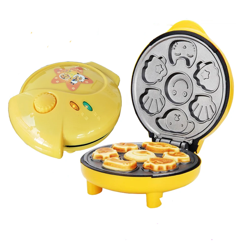 
Cartoon Portable Pan Cake Electric Waffle Maker 