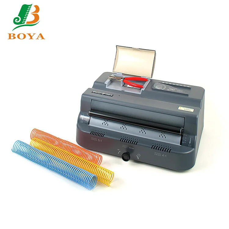 Сертификация CE, BOYA, профессиональная фабрика, ПЭТ, ПВХ, одиночная проволочная катушка, переплетная машина