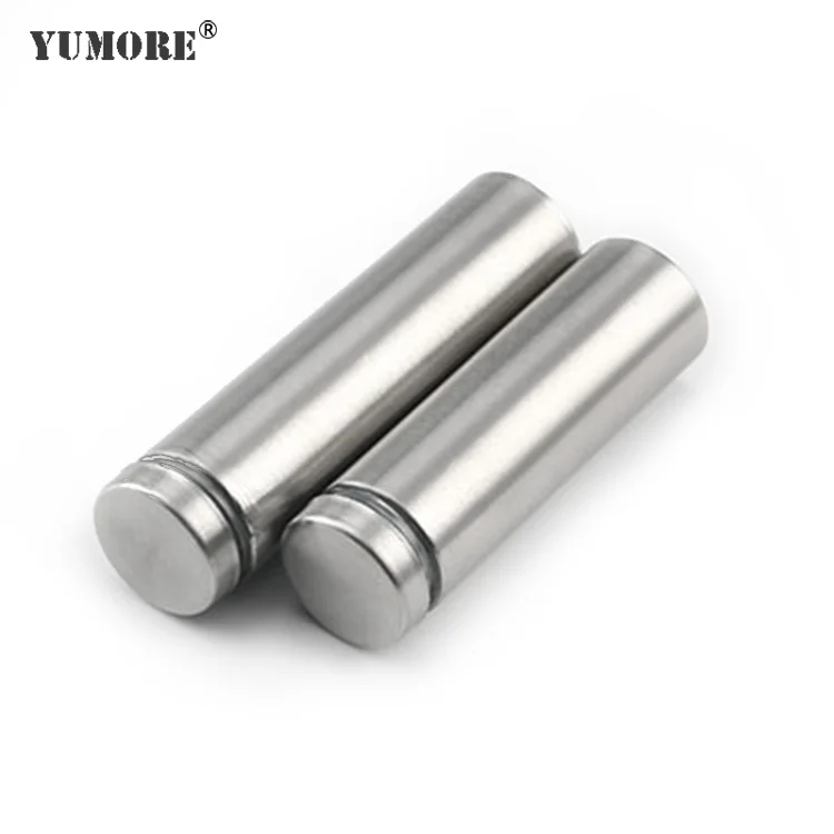 Оптовая продажа Сверхмощный 19 мм из нержавеющей стали алюминия металла латуни настенный монтаж СВЕТОДИОДНЫЙ знак винт крепления Проставка для