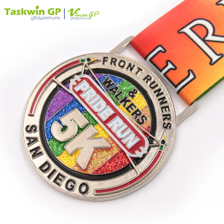 Заводская Прямая Продажа Дешевая медаль марафона награды на заказ