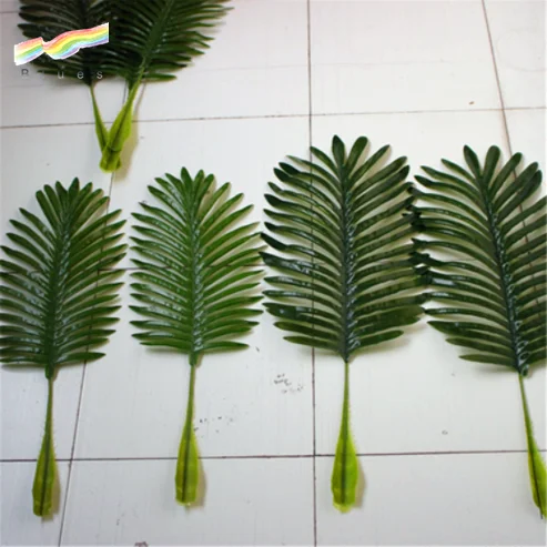 Palm leaves decoration plastic palm leaves wholesale