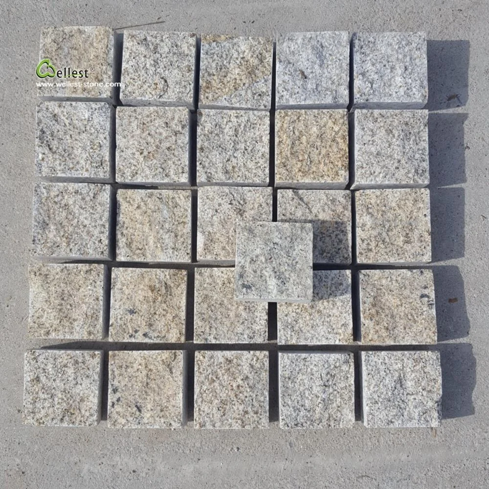 rusty granite cobblestone pavers for driveway walkway stone