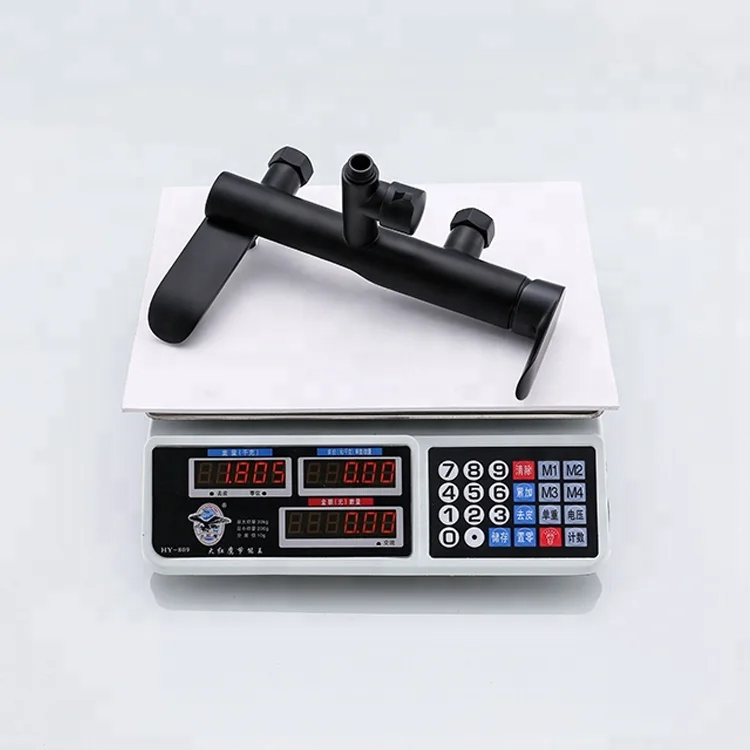 Black Waterfall Bathroom Shower faucet/Mixer/Tap Three functions Shower Set with Headshower and Handshower