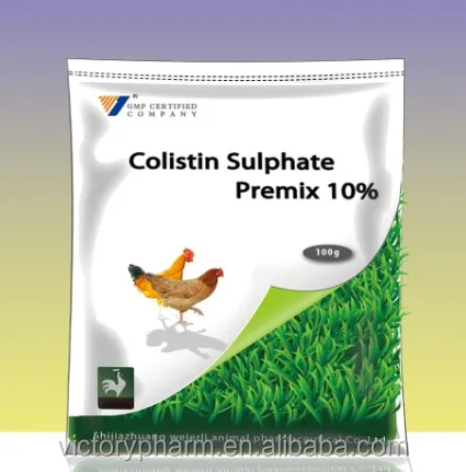 
colistin sulfate powder premix soluble powder with good package 