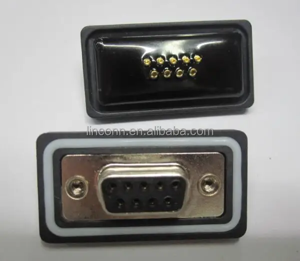 waterproof D-SUB connectors male female panel mount D-sub PCB type connector Professional Manufacturer