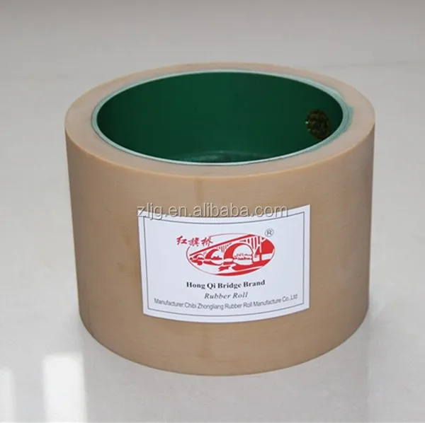 6inch rubber roll on iron drum for rice
