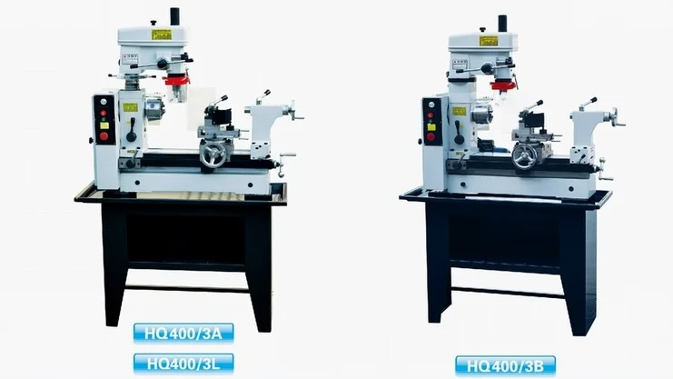 HQ-500 Multi Functional Bench Mini Drilling Milling Lathe Machine